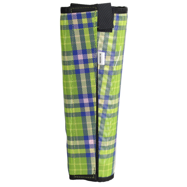 Showman Lime Plaid Stand Up Fly Boot - Average #3