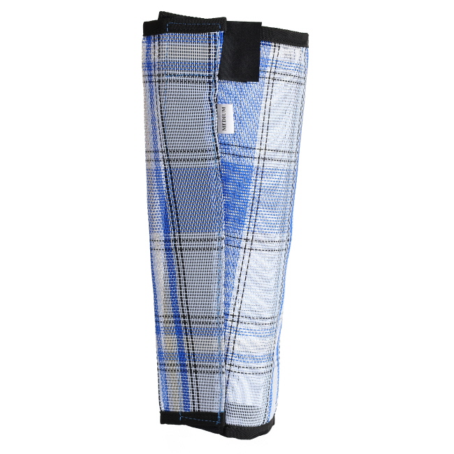 Showman Royal Blue Plaid Stand Up Fly Boot - Average #3