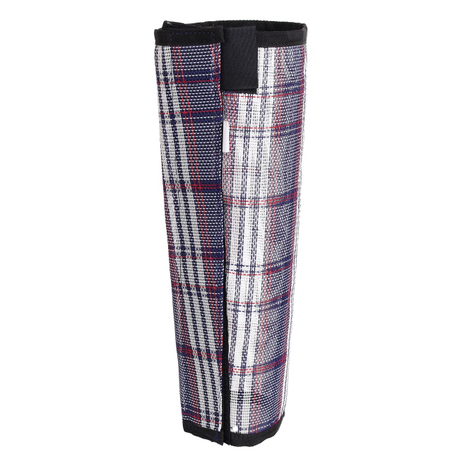 Showman Navy Plaid Stand Up Fly Boot - Average #3