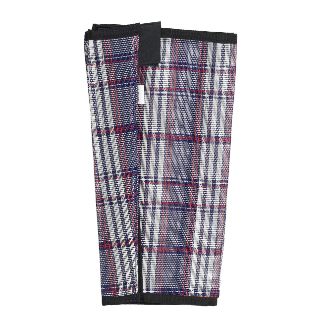 Showman Navy Plaid Stand Up Fly Boot - Average #4