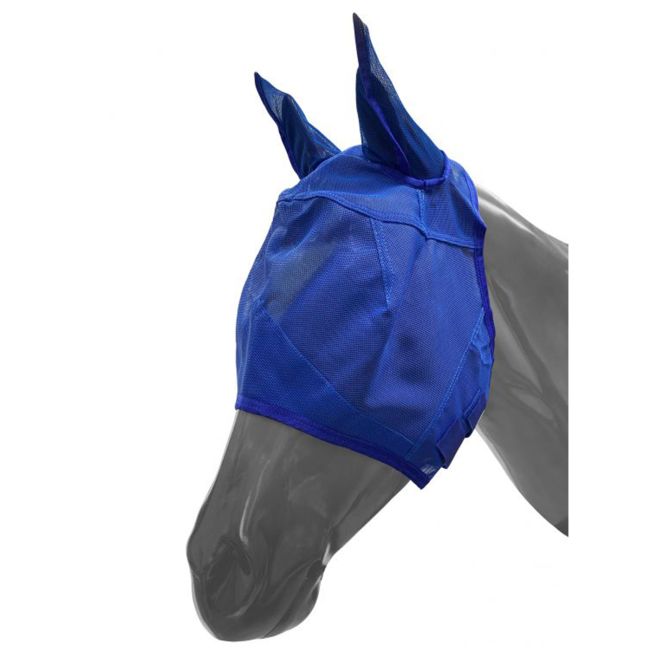 Showman Mesh Rip Resistant Fly Mask with Ears and Velcro Closure #3