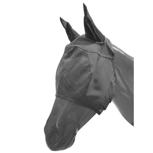 Showman Mesh Rip Resistant Fly Mask with Ears and Velcro Closure #4