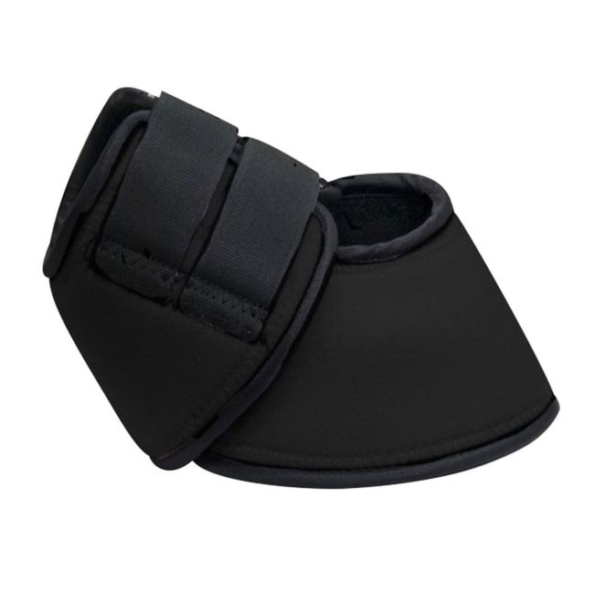 Showman No turn neoprene bell boots with double Velcro closure #2