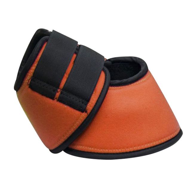 Showman No turn neoprene bell boots with double Velcro closure #4