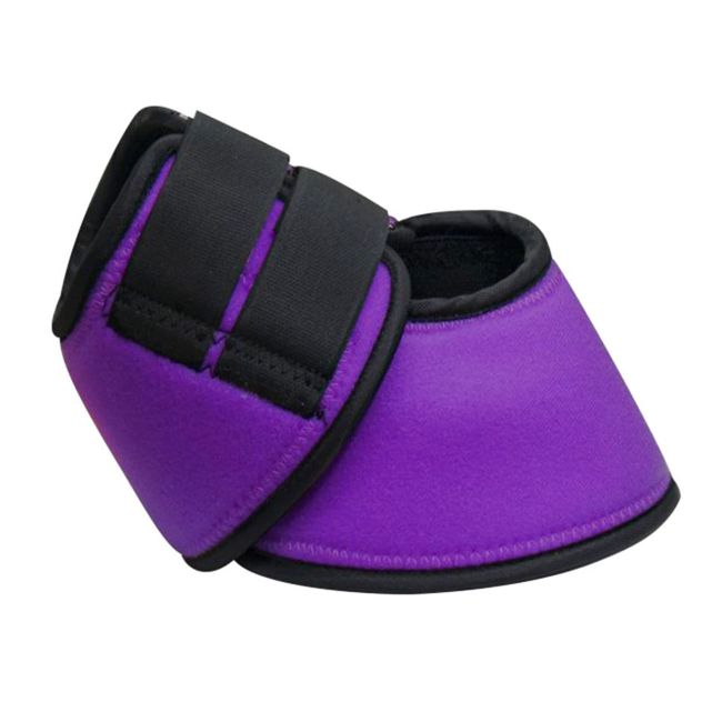 Showman No turn neoprene bell boots with double Velcro closure #6