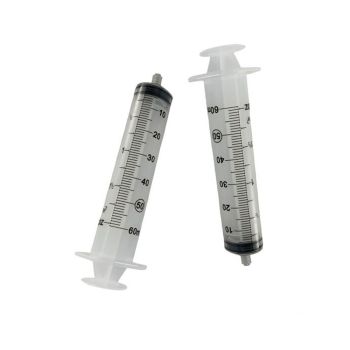 60ML (2oz) Luer Lock Syringe (no needle). Selling by Case, 25pcs