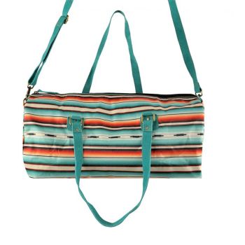 Showman Southwest print Duffle Bag with crossbody strap