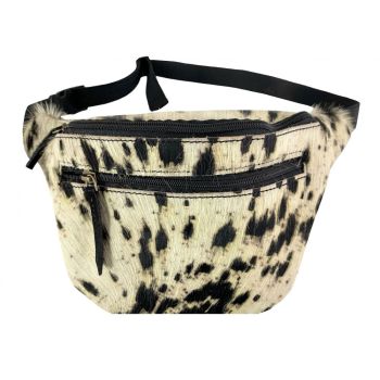 Showman Hip Pack (Fanny Pack) Bag with Hair on Cowhide design