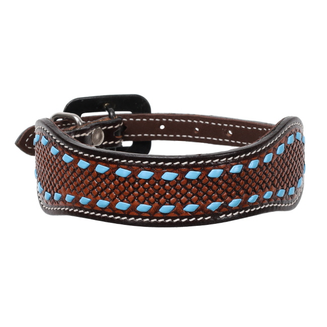 Showman Stetson Leather Dog Collar #2