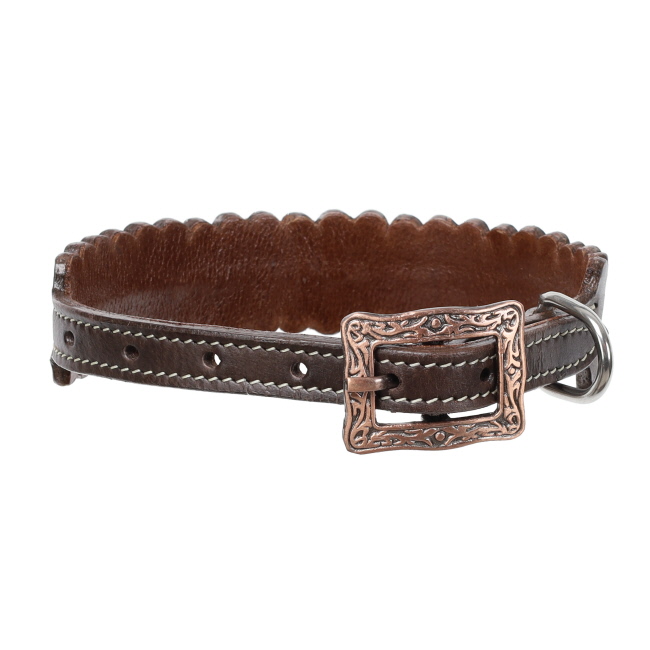 Showman Aztec Fusion Beaded Leather Dog Collar #3