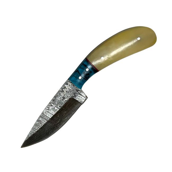 Wild Turkey-Handmade Collection Damascus Blade Knife with 3-1&#47;2" blade #2