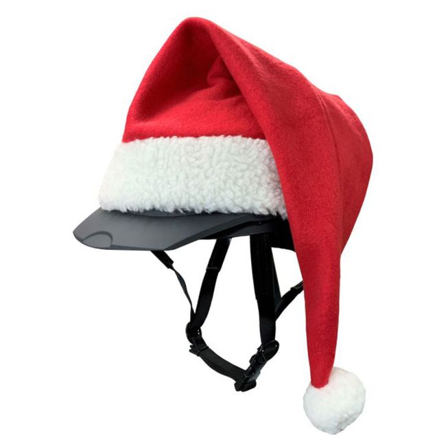 Helmet Sized Santa Hat