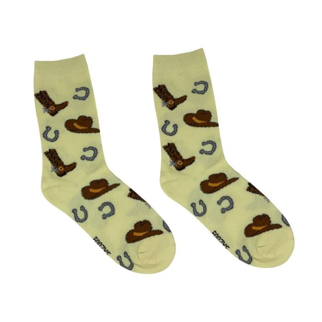 Womens's Western Print Fun Design Socks #3