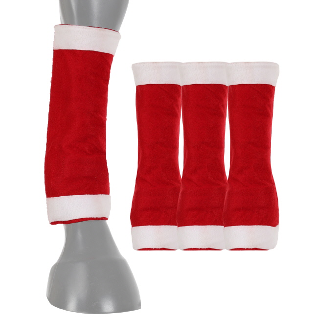 Santa Leg Wraps - Set of 4