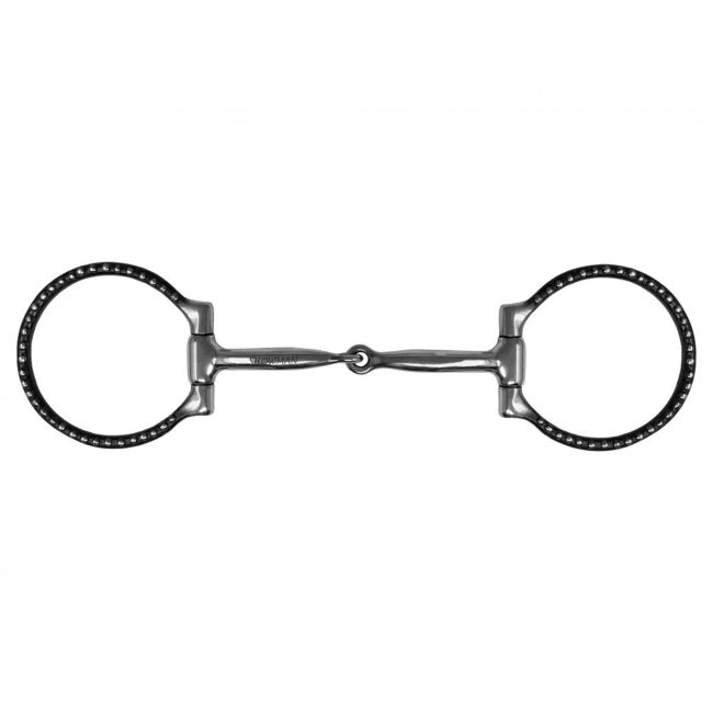 Showman Western Dotted D-Ring Single Joint Bit