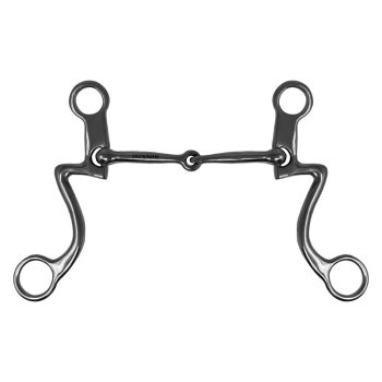 Showman Western Seven Shank Smooth Snaffle Bit