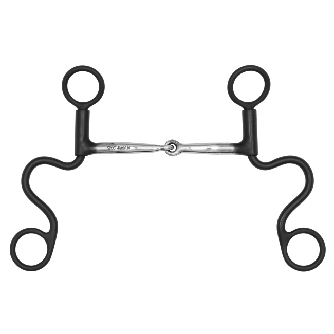 Showman Short Shank Single Jointed Curb Bit