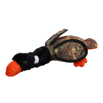 Camo Goose Tough Plush Squeaky Dog Toy