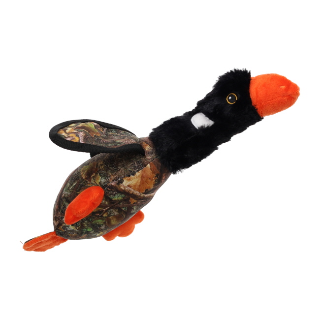 Camo Goose Tough Plush Squeaky Dog Toy #2