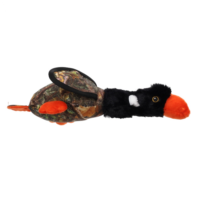 Camo Goose Tough Plush Squeaky Dog Toy #3