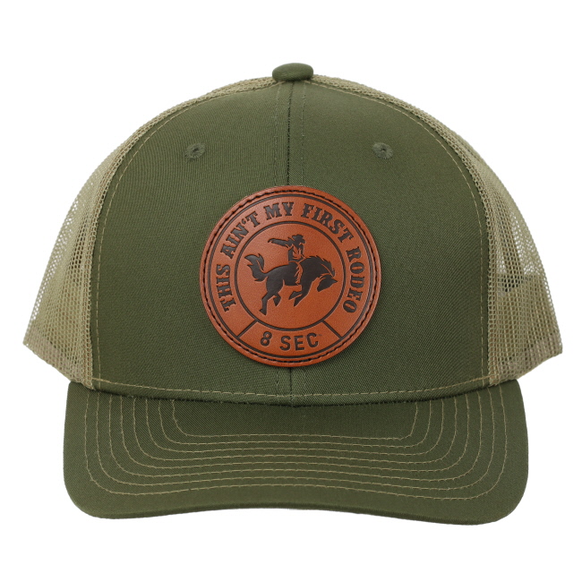 "This Ain't My First Rodeo" Patch Olive Baseball Cap #2