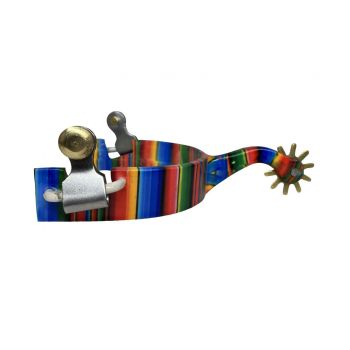 Showman Serape Stainless Steel Spur