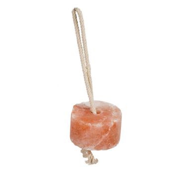 2.2LB 100% All-Natural Himalayan Rock Salt with 36" Hanging Rope - Packaged 20 in a Case