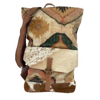 Klassy Cowgirl Desert Sands Upcycled Backpack Bag