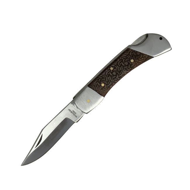 Elite Rosewood Manual Folding Knife #2
