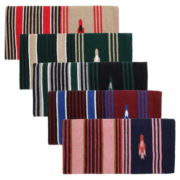 Showman 30" x 60" Assorted Acrylic Saddle Blanket