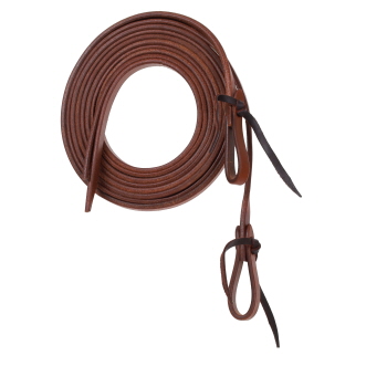 Showman 1/2" x 8' Oiled Harness Cow Leather Split Reins