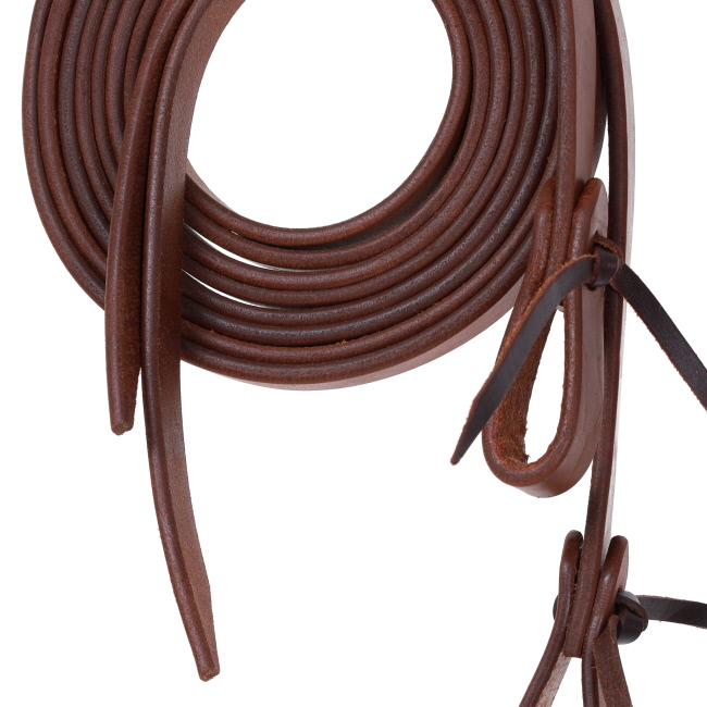 Showman 3&#47;4" x 8' Oiled Harness Cow Leather Split Reins #2