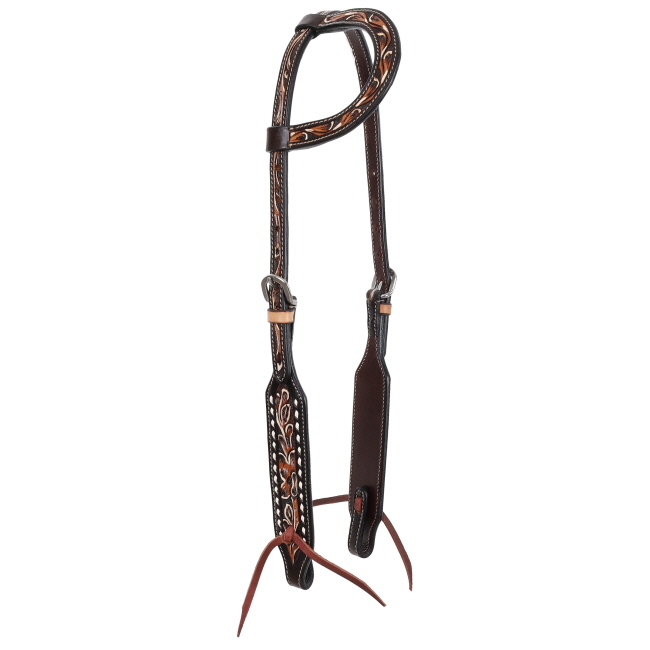 Showman Argentina Cow Leather Wildwood One Ear Headstall