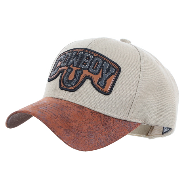 "Cowboy" Patch Baseball Cap #5