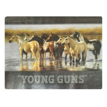 Tempered Glass Cutting Board - Young Guns